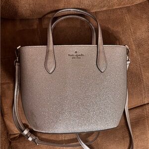 Kate Spade Glittering Silver Satchel